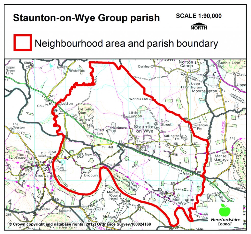 Neighbourhood plan map Staunton_on_Wye_Group_CP (2)